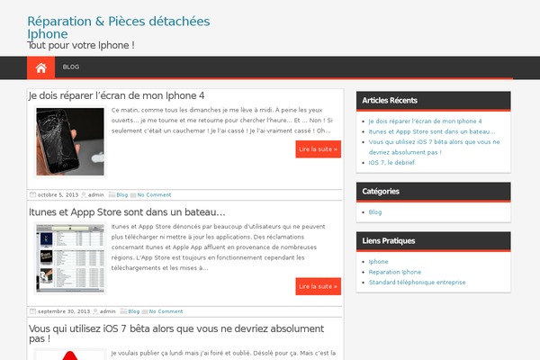 Magazine Style theme site design template sample