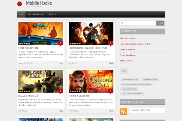 Boulevard theme site design template sample