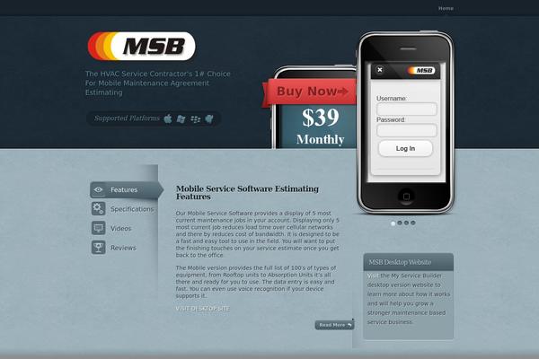 MyApp theme site design template sample