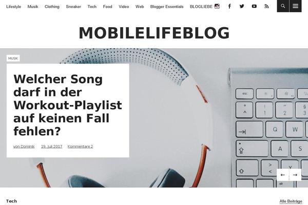 Site using Theia-post-slider plugin