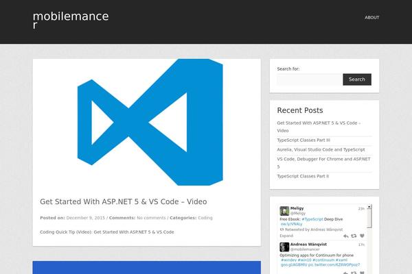 Spacious theme site design template sample