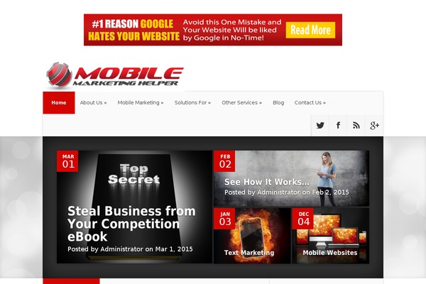 Nexus theme site design template sample