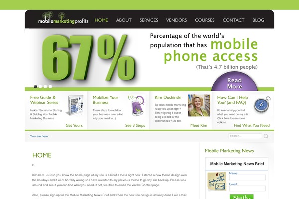 WP-Prosperity theme site design template sample