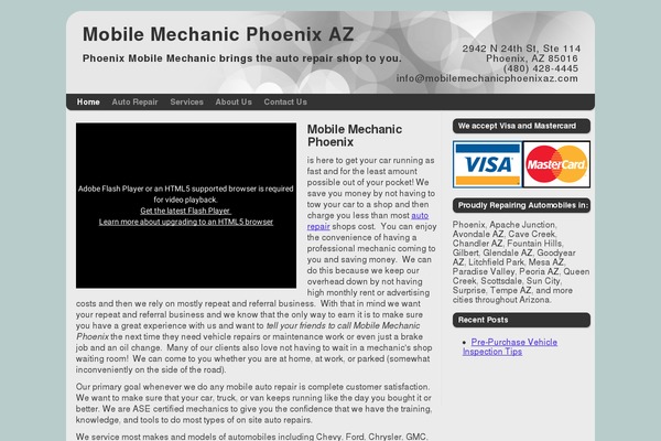 Smallbiz theme site design template sample