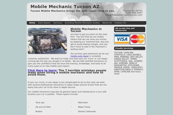 Smallbiz theme site design template sample