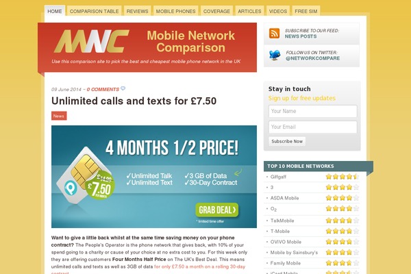 Mainstream theme site design template sample