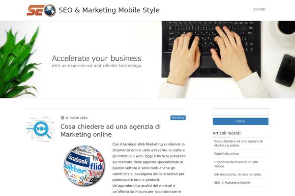 Lightning theme site design template sample