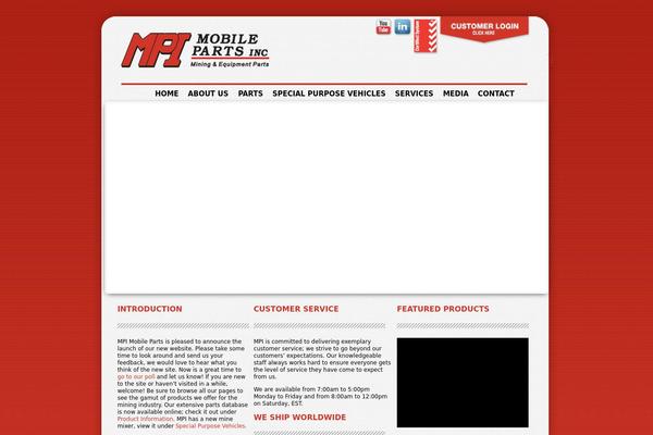 Mobile theme site design template sample