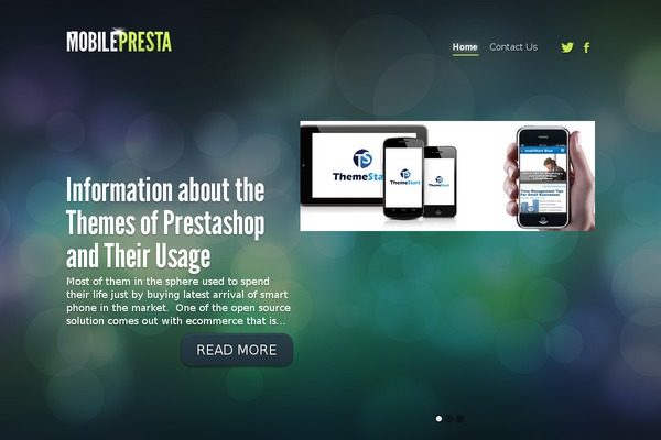 mobileprestashop.com site used Fusion