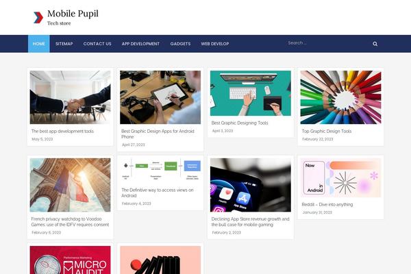 Mero Magazine theme site design template sample