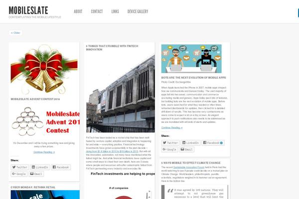 Shaken Grid Lite theme site design template sample