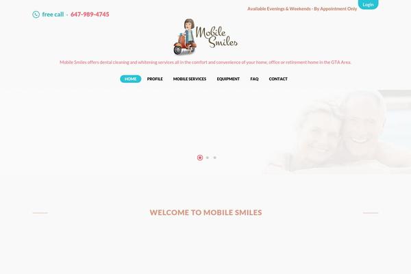 Dentalux theme site design template sample