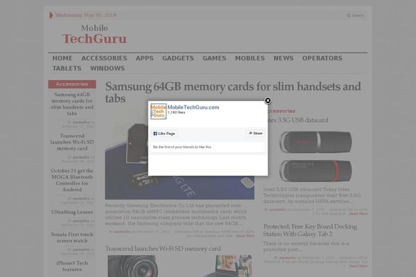 Advanced Newspaper theme site design template sample