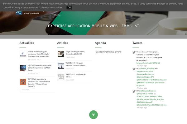 Twentysixteen-child theme site design template sample