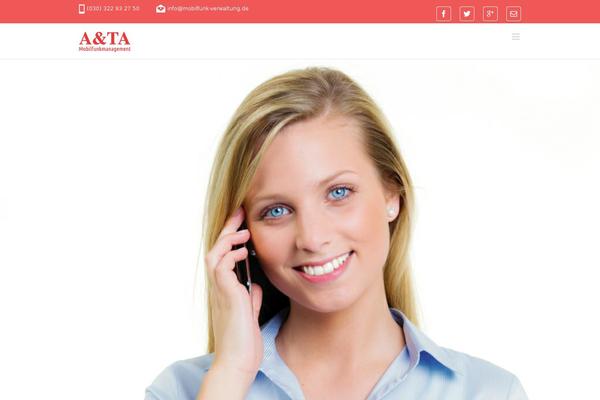 Uncode theme site design template sample