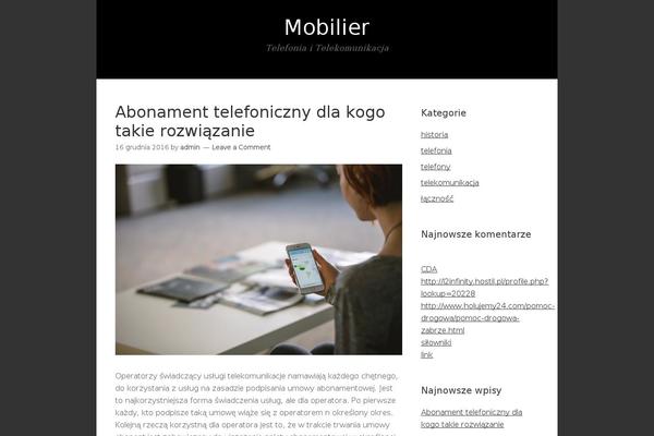 Alpha theme site design template sample