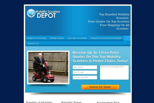 mobilityscootersdepot.com site used Local Business