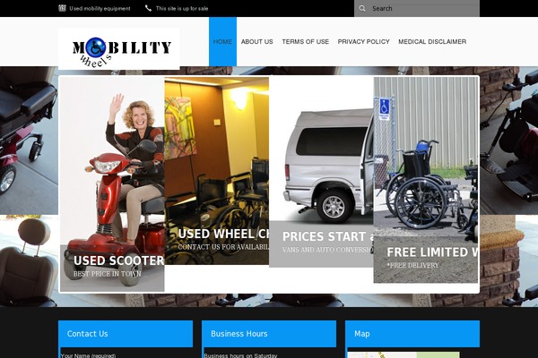 Site using Google Maps Widget plugin
