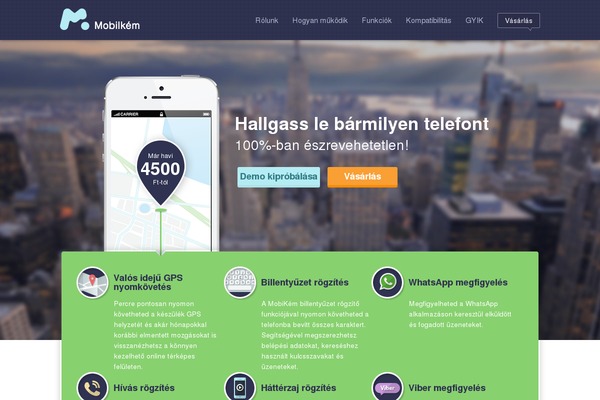 mobilkem.hu site used Mspytracker