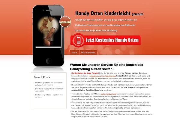Iphone App theme site design template sample
