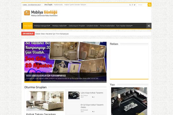 Sahifa theme site design template sample