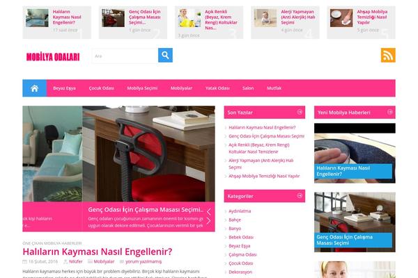 Mobilya theme site design template sample