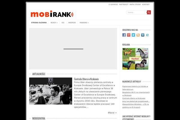 MagazineNP theme site design template sample