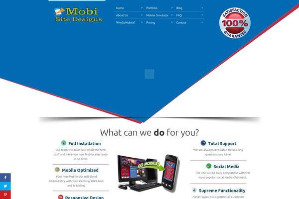 Nollie theme site design template sample