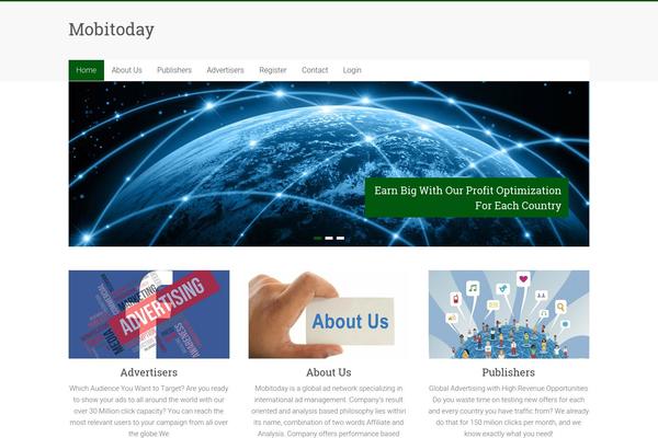 Accelerate theme site design template sample