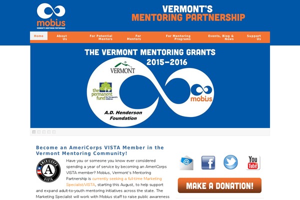 mobiusmentors.org site used Mentoring-affiliate