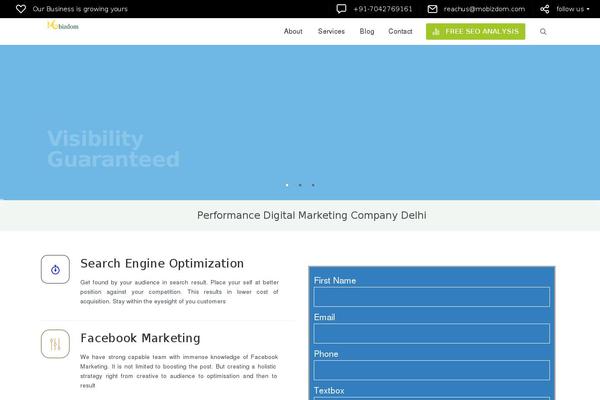 SEOWP theme site design template sample