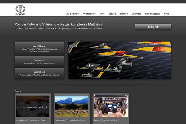 Opulus_sombre theme site design template sample