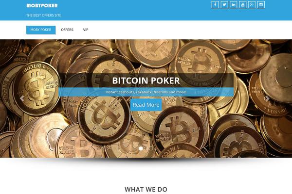 Enigma theme site design template sample