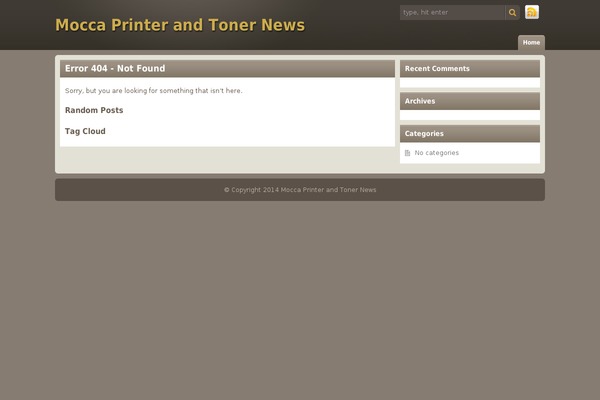 Chocolate-lite theme site design template sample