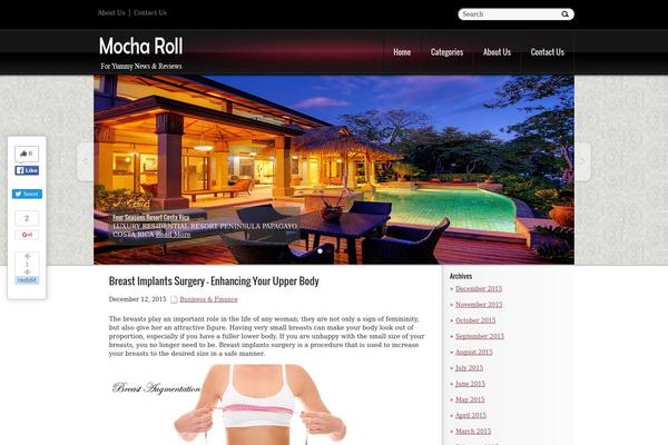 Blackwine theme site design template sample