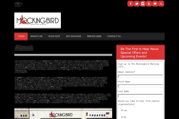 The Newswire theme site design template sample