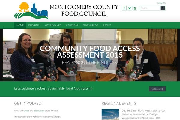mocofoodcouncil.org site used AccessPress Lite