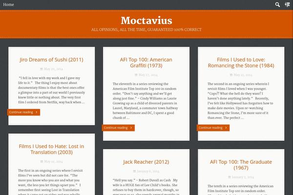 Cara theme site design template sample