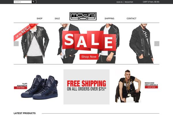 moda404.com site used Idstore