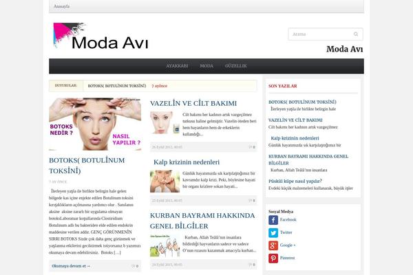Tribune theme site design template sample