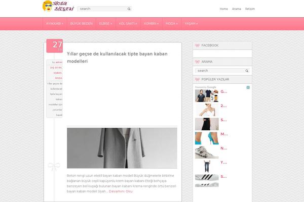Frau theme site design template sample