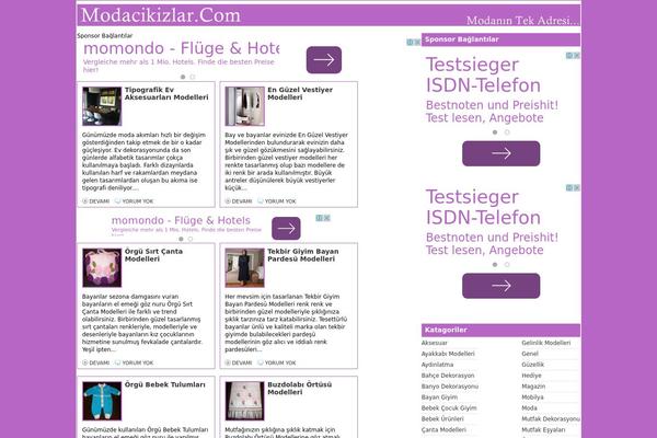 Channel theme site design template sample