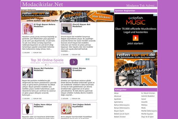 Channel theme site design template sample