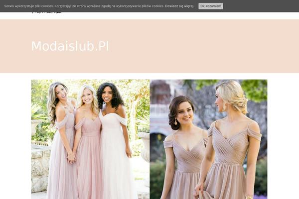 Moments theme site design template sample