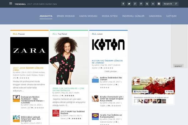 modaizle.com site used Spixer