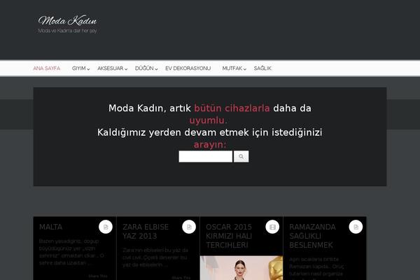 Pravda theme site design template sample