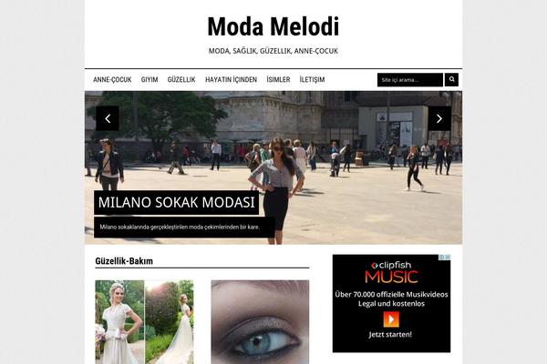 Vogue theme site design template sample