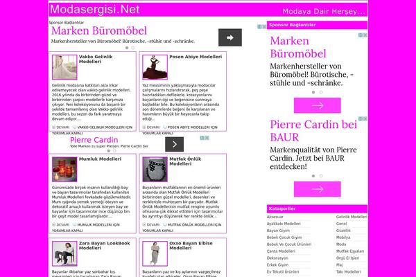Channel theme site design template sample