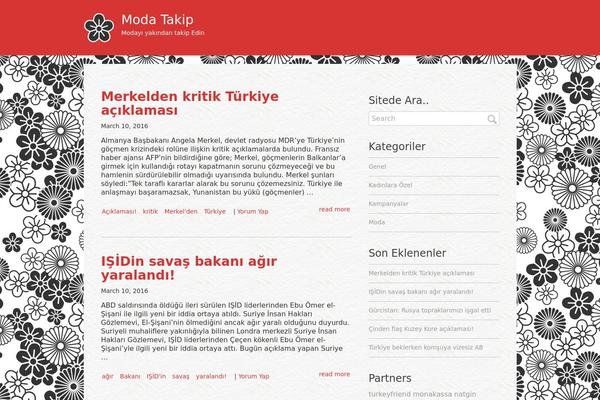 Moda theme site design template sample
