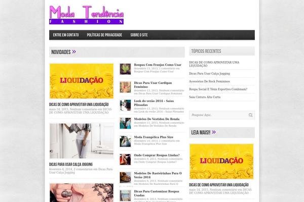 avenue theme site design template sample